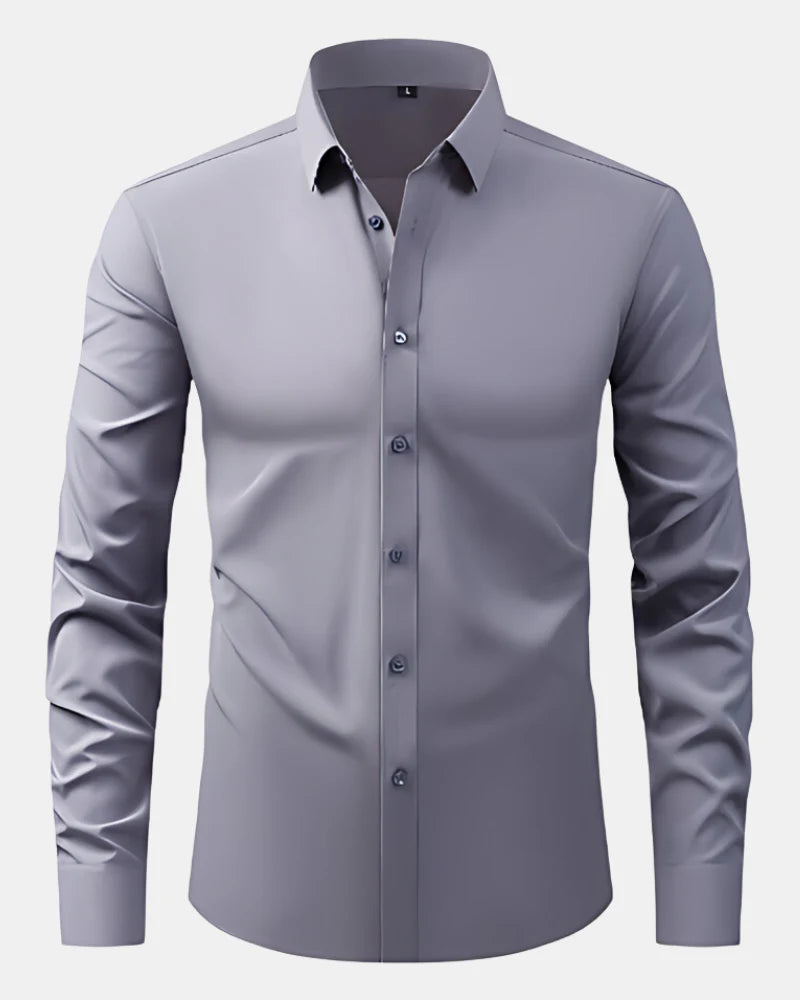 Kelvon™ - Knitterfreies Slim-Fit-Hemd
