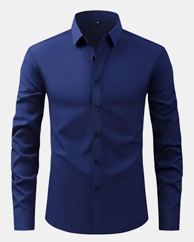 Kelvon™ - Knitterfreies Slim-Fit-Hemd