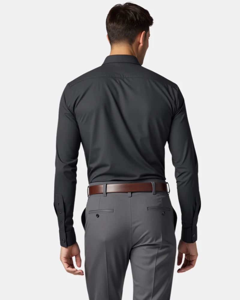 Kelvon™ - Knitterfreies Slim-Fit-Hemd