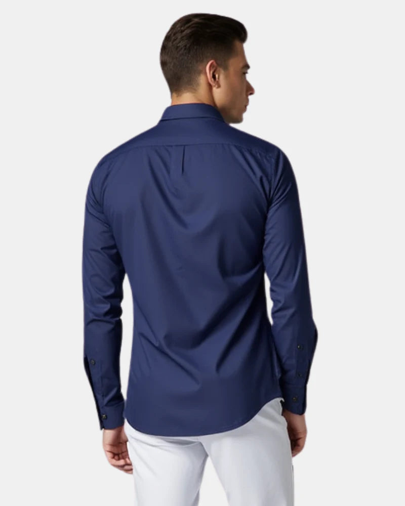 Kelvon™ - Knitterfreies Slim-Fit-Hemd